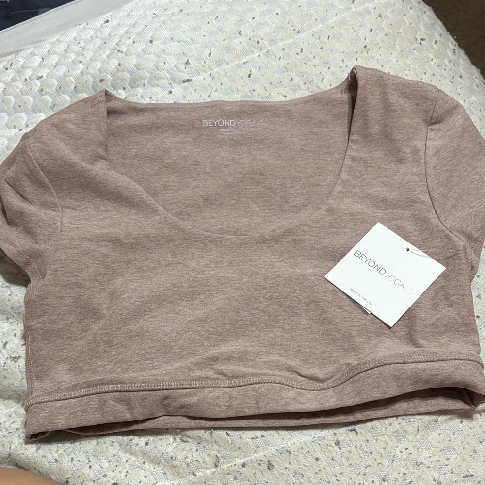 Beyond Yoga Women's Brown Crop Top